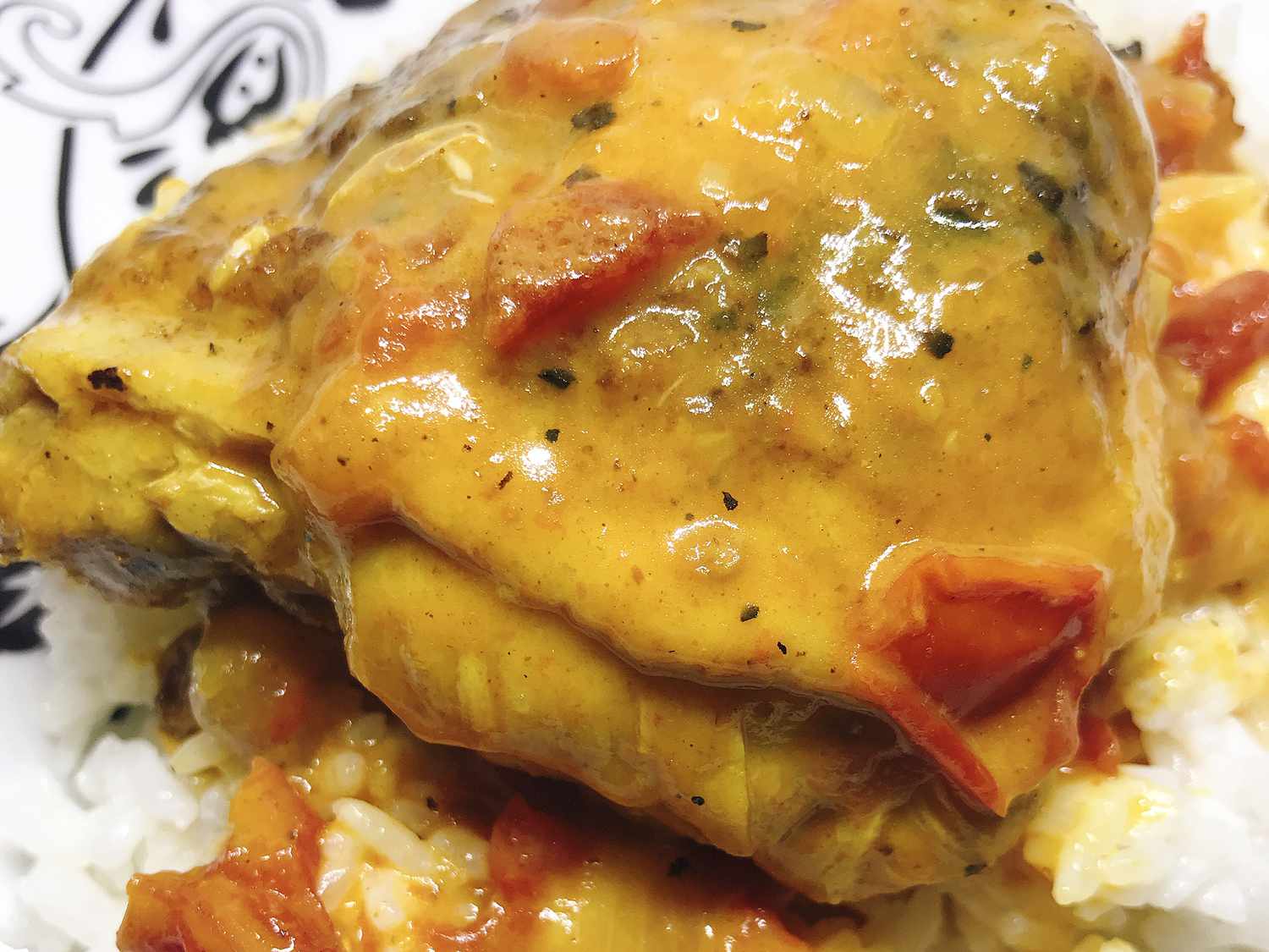 Instant Pot Curried Chicken Thighs