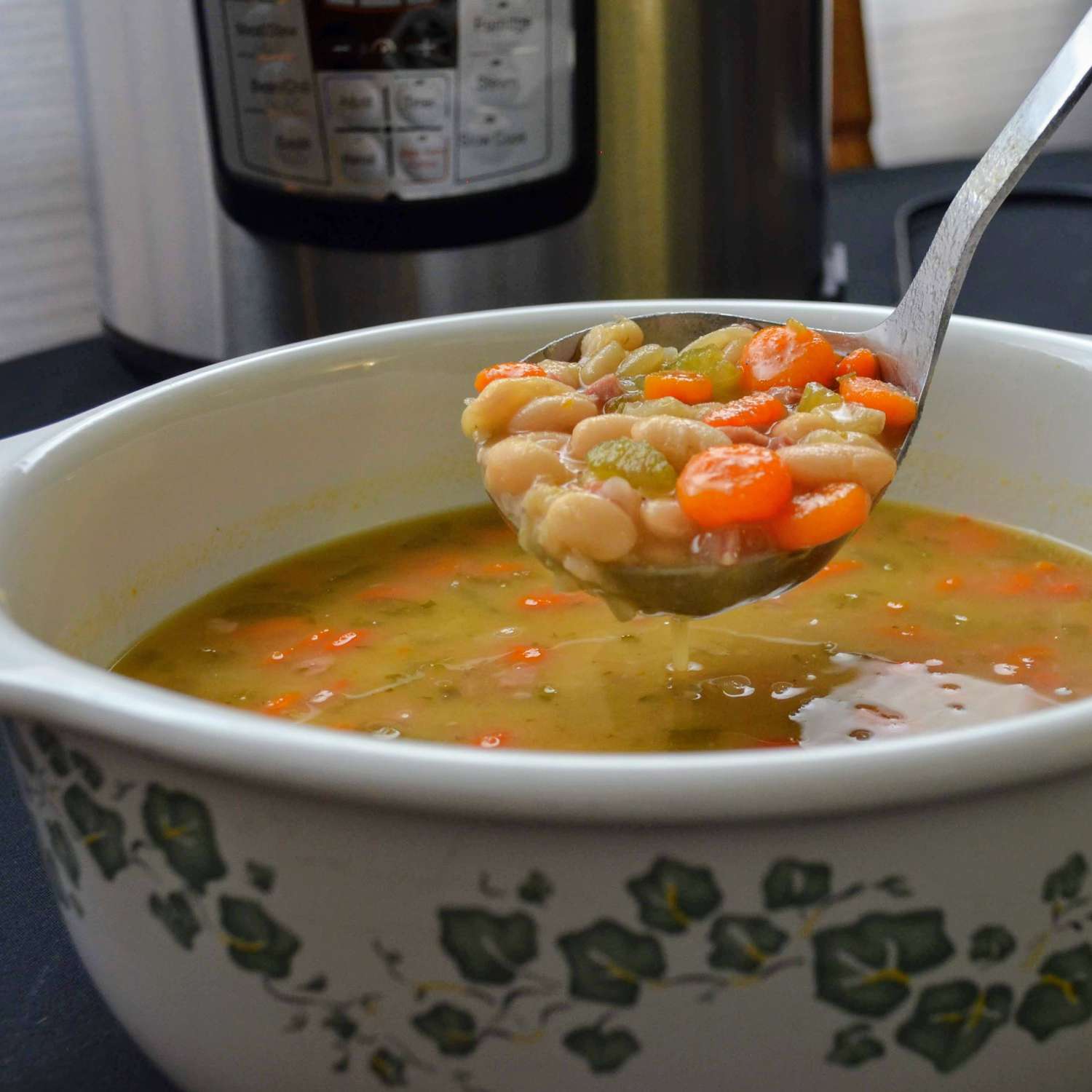 Instant Pot Ham and Bean Stew