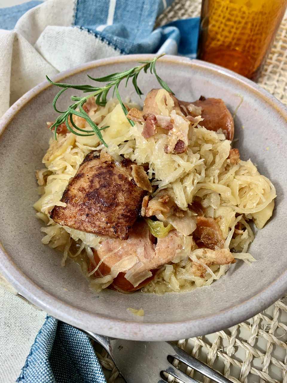 Instant Pot Kielbasa and Sauerkraut with Potatoes