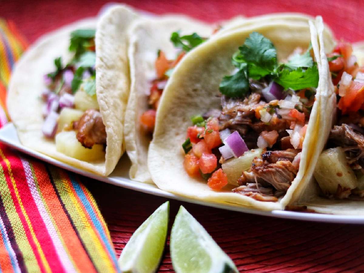 Instant Pot Pork Tacos al Pastor