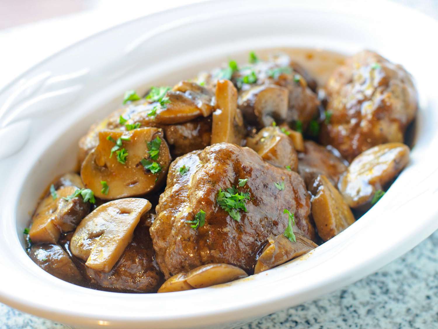 Instant Pot Salisbury Steak with Mushroom Gravy