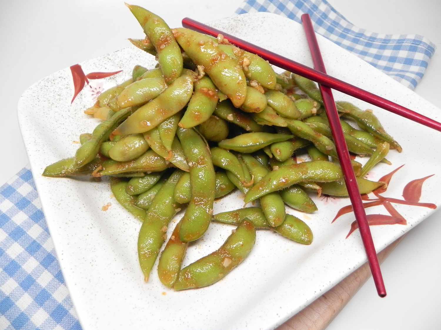 Instant Pot Spicy Edamame Snack