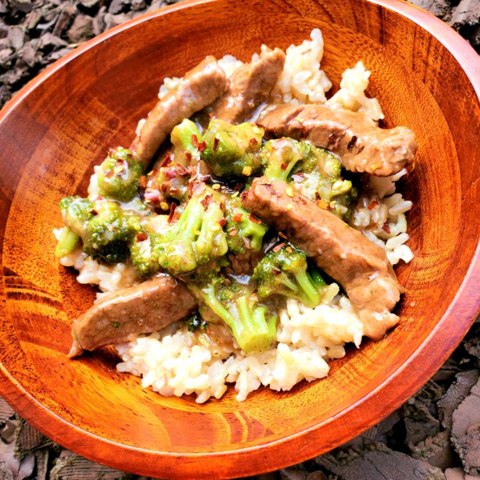 Instant Pot Teriyaki Beef and Rice