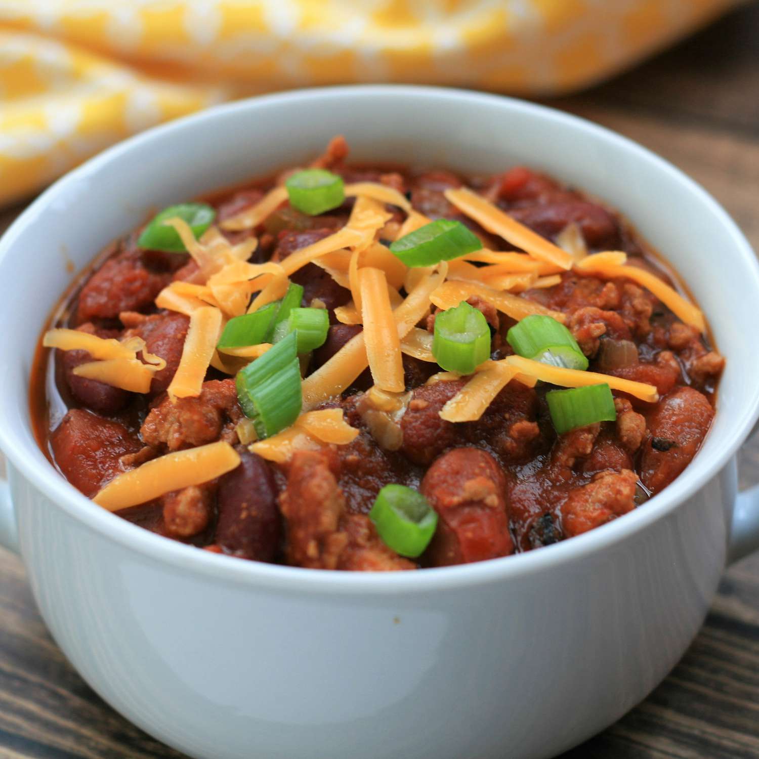 Instant Pot Turkey Chili Bowl