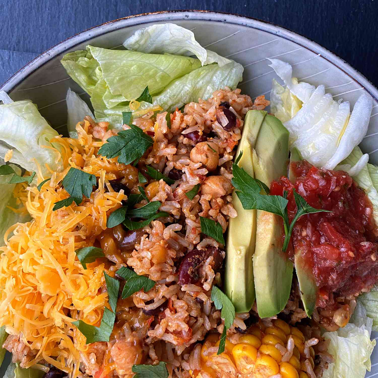 Instant Pot Vegan Tex-Mex Bowls with Avocado