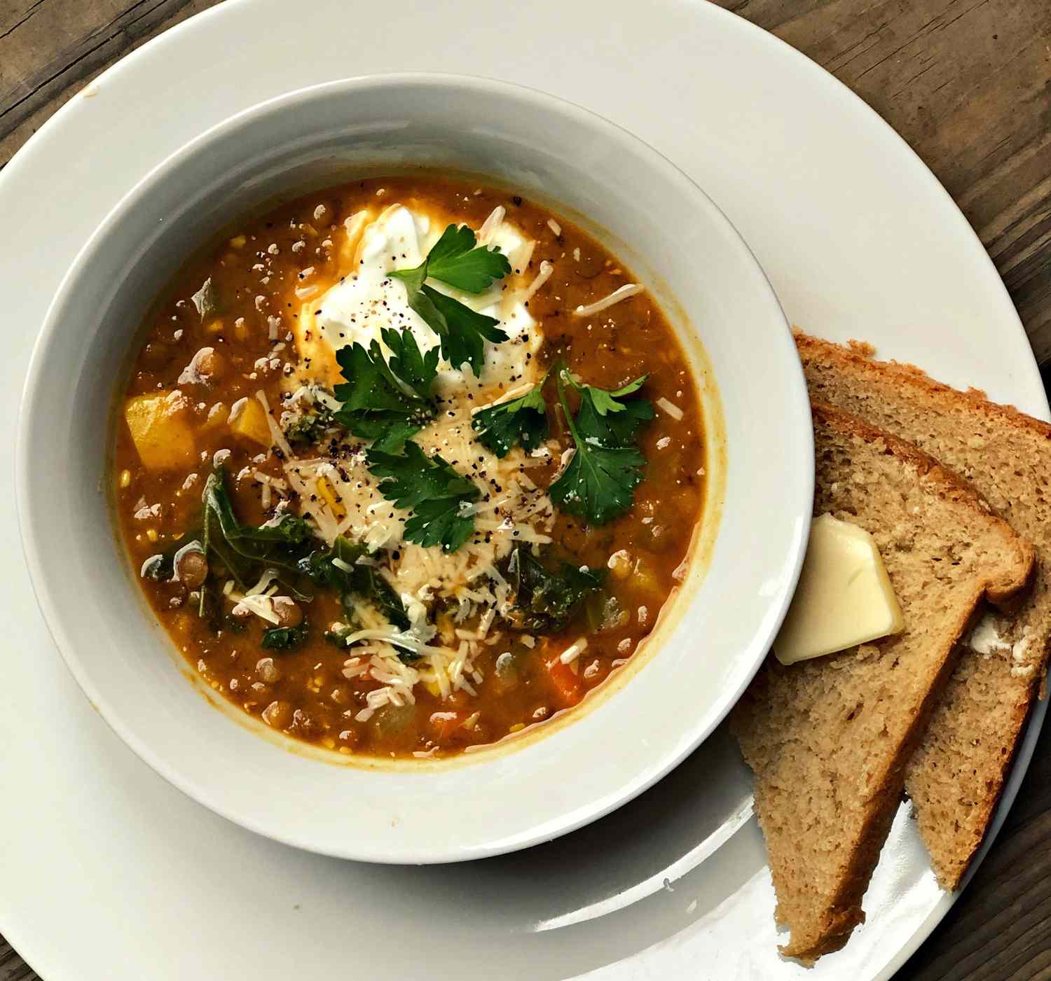 Instant Pot Veggie Lentil Soup