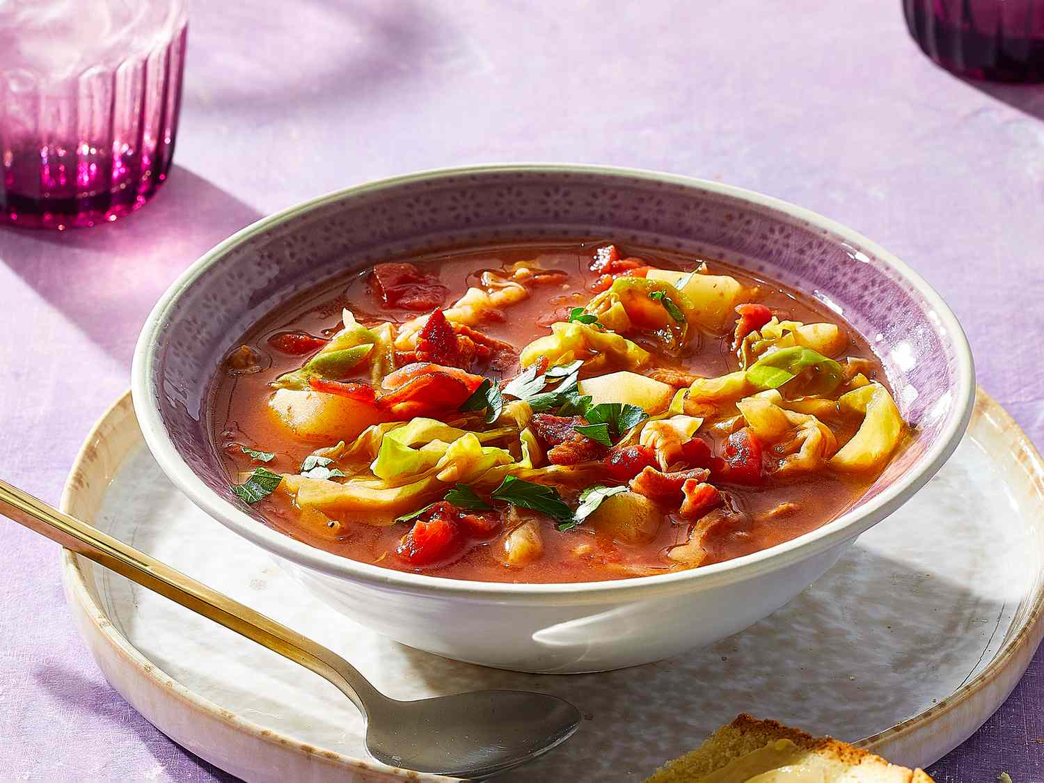 Irish Bacon and Cabbage Stew