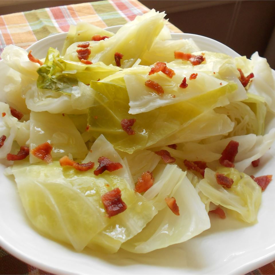 Irish Cabbage with Bacon and Butter