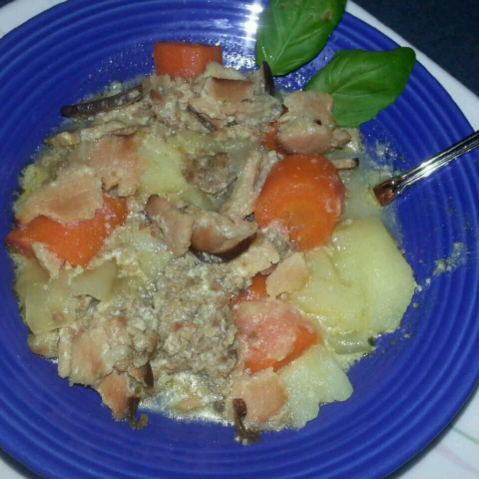 Irish Sausage and Bacon Stew