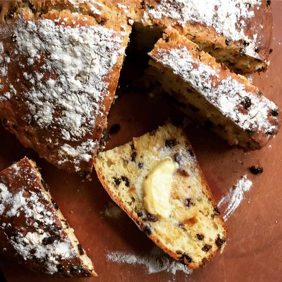 Irish Soda Bread with Raisins and Caraway Seeds