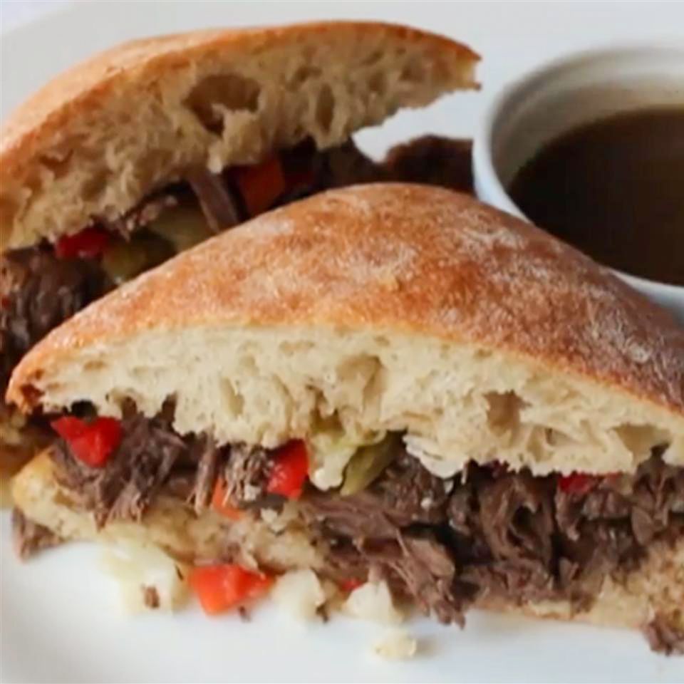 Italian Beef Sandwich with a Chicago Twist