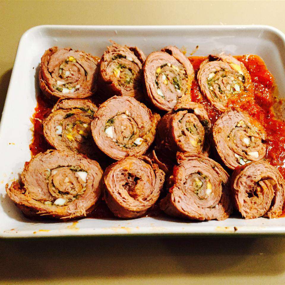 Italian Flank Steak Rolls