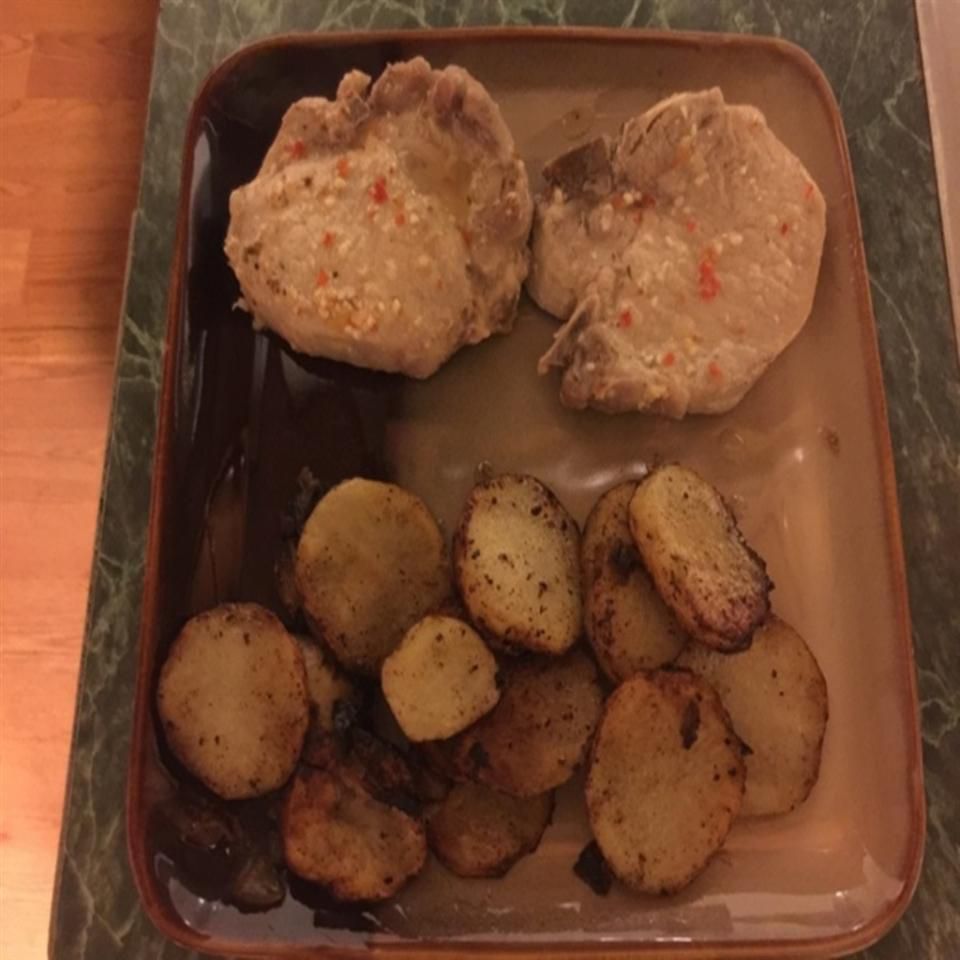 Italian Marinated Baked Pork Chops