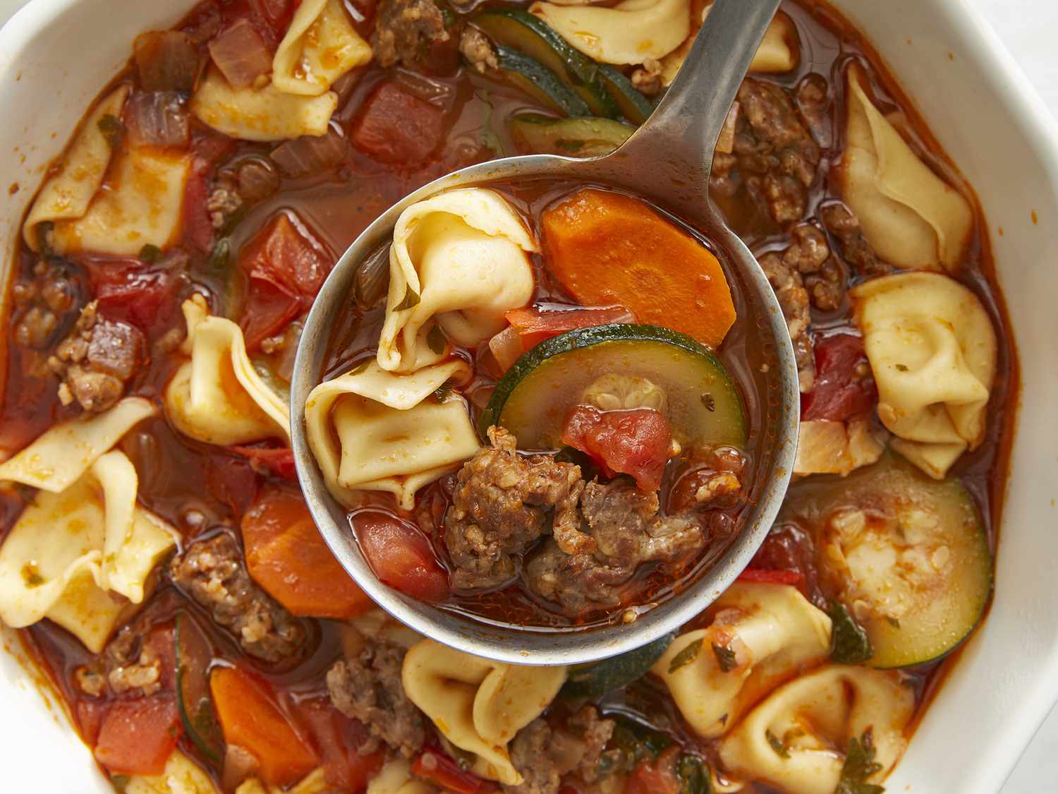 Italian Sausage Tortellini Soup