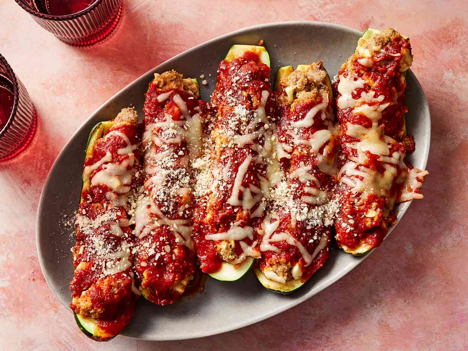 Italian Stuffed Zucchini