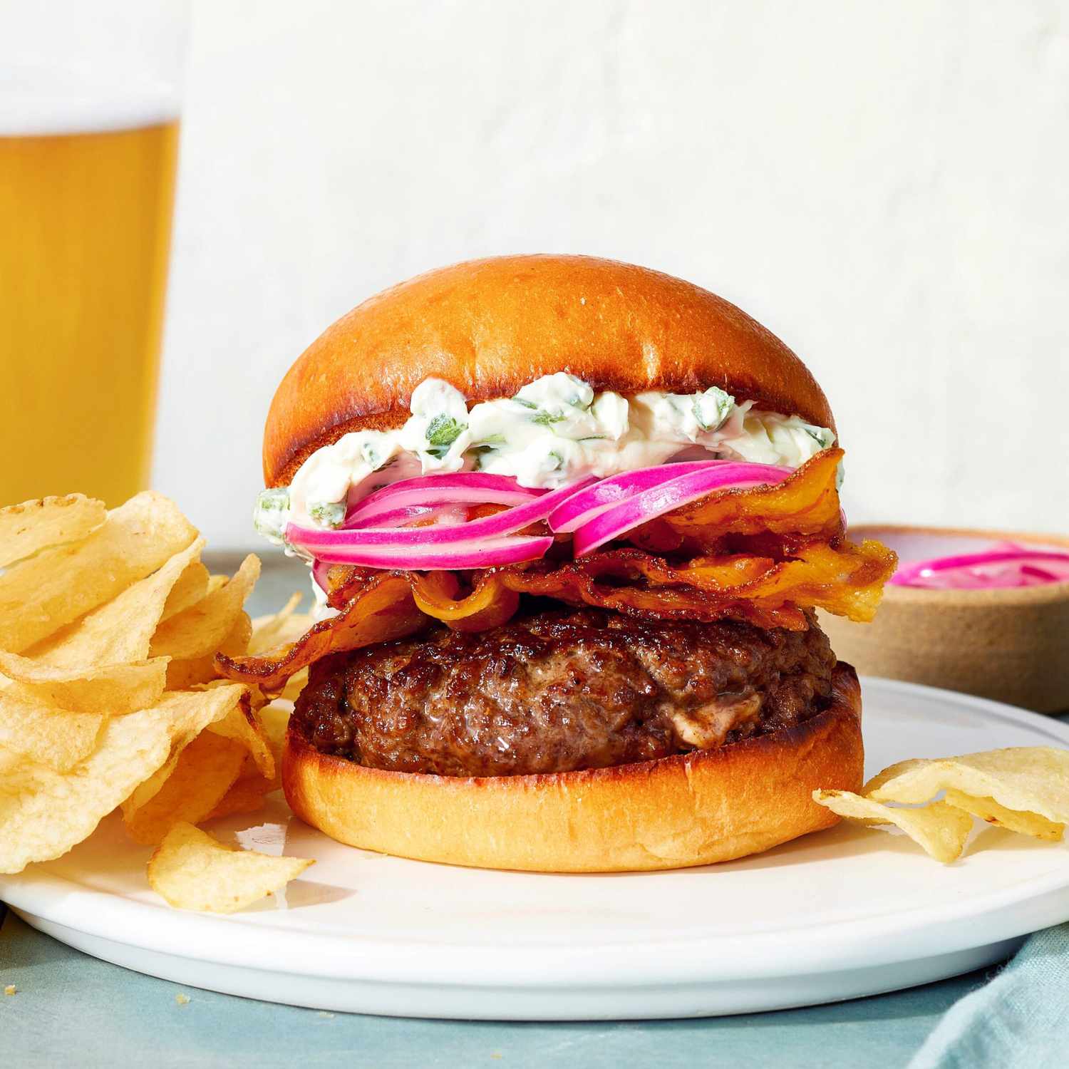 Jalapeño Cream Cheese Burgers