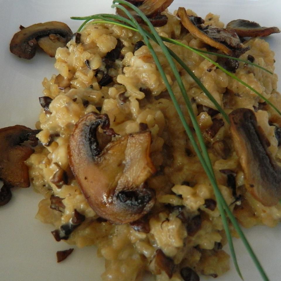 John's Baked Mushroom Risotto