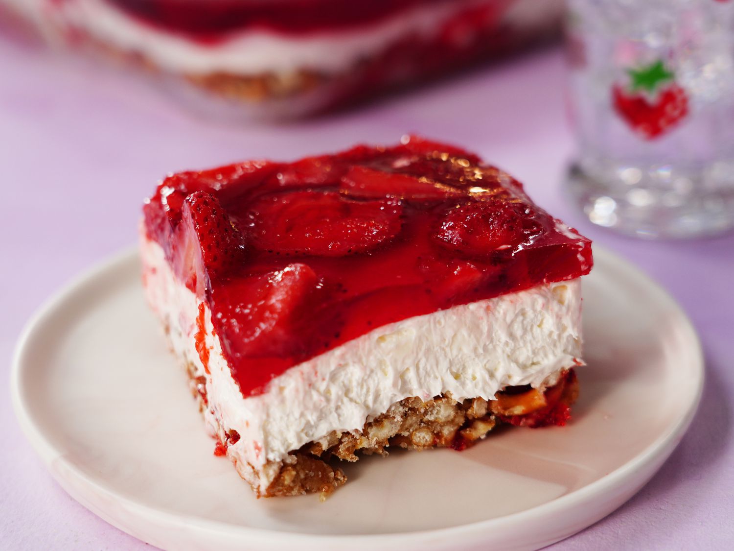 Judy's Strawberry Pretzel Dessert