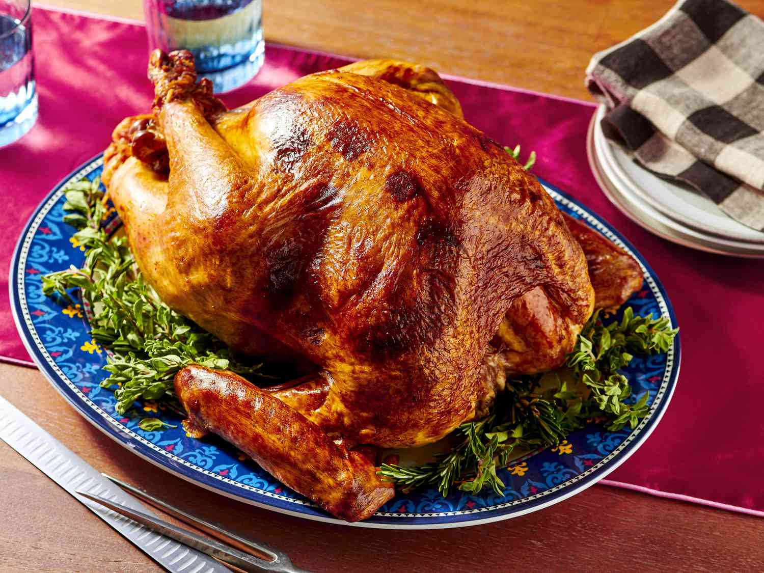 Juicy Garlic Herb Roast Turkey