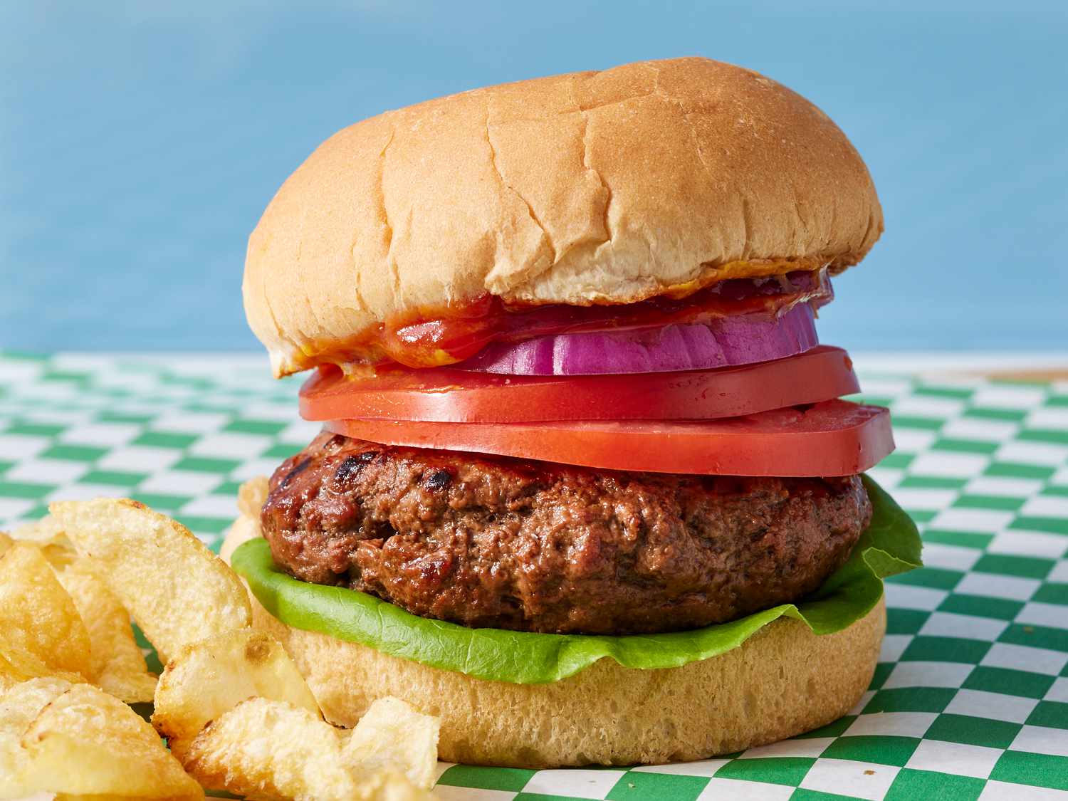 Juicy Grilled Hamburgers