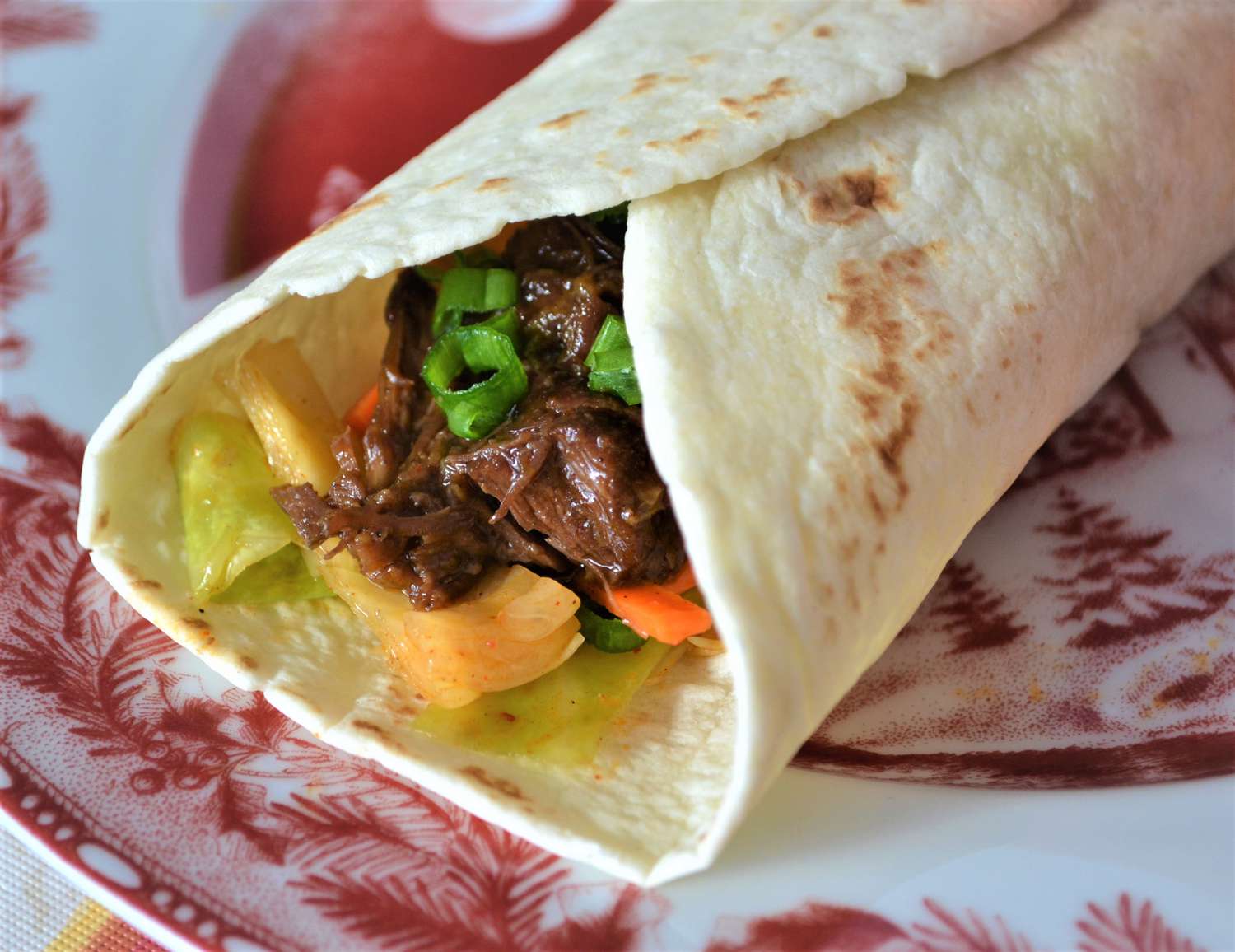 Kalbi Braised Beef Tacos