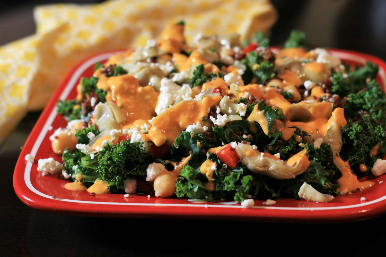 Kale and Quinoa Mediterranean Salad