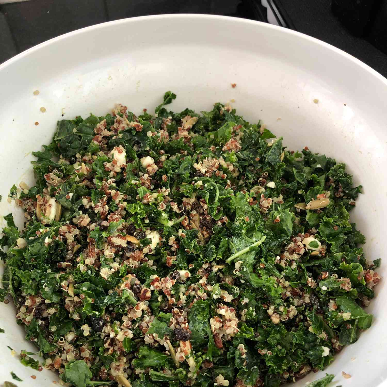 Kale Quinoa Salad with Pecans