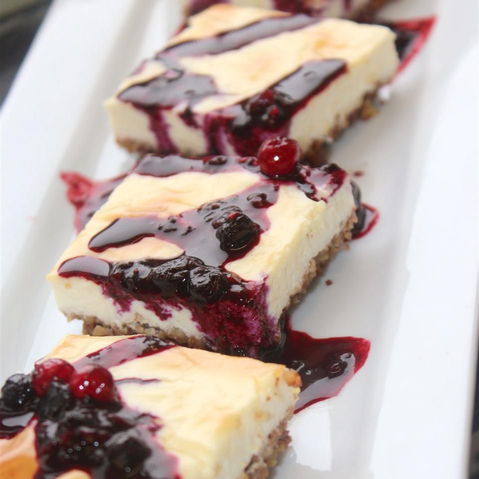 Keto Berry Pecan Cheesecake Bites