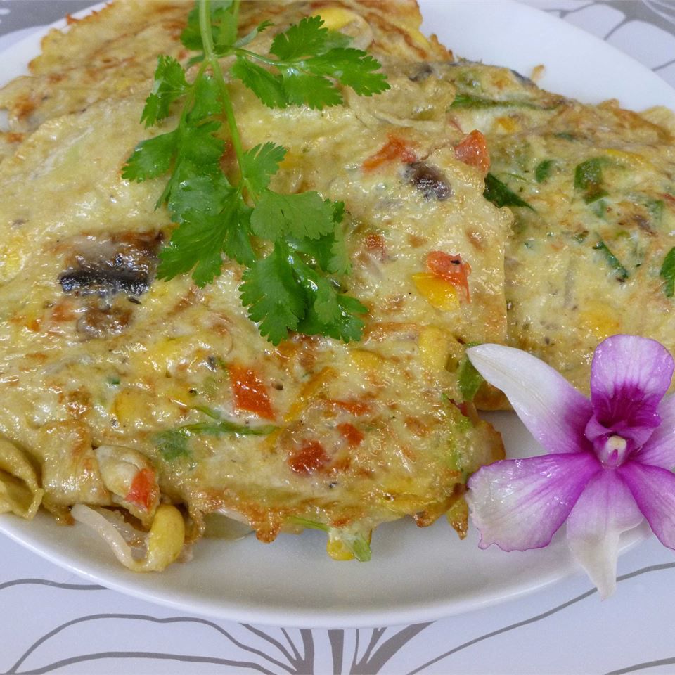 Keto Egg Foo Young Omelette