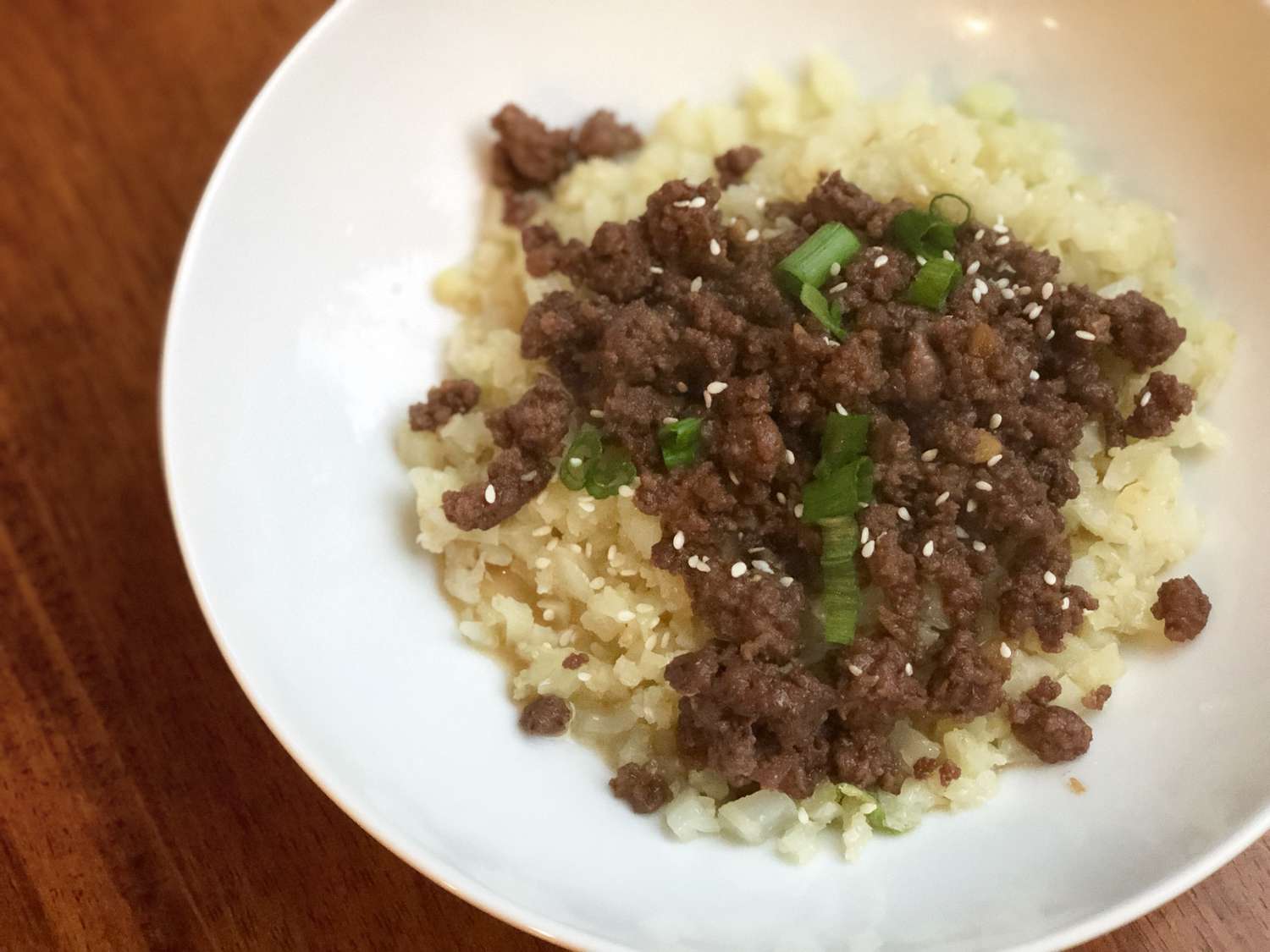 Keto Korean Beef and Cauli Rice