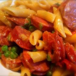Kielbasa Pasta Skillet