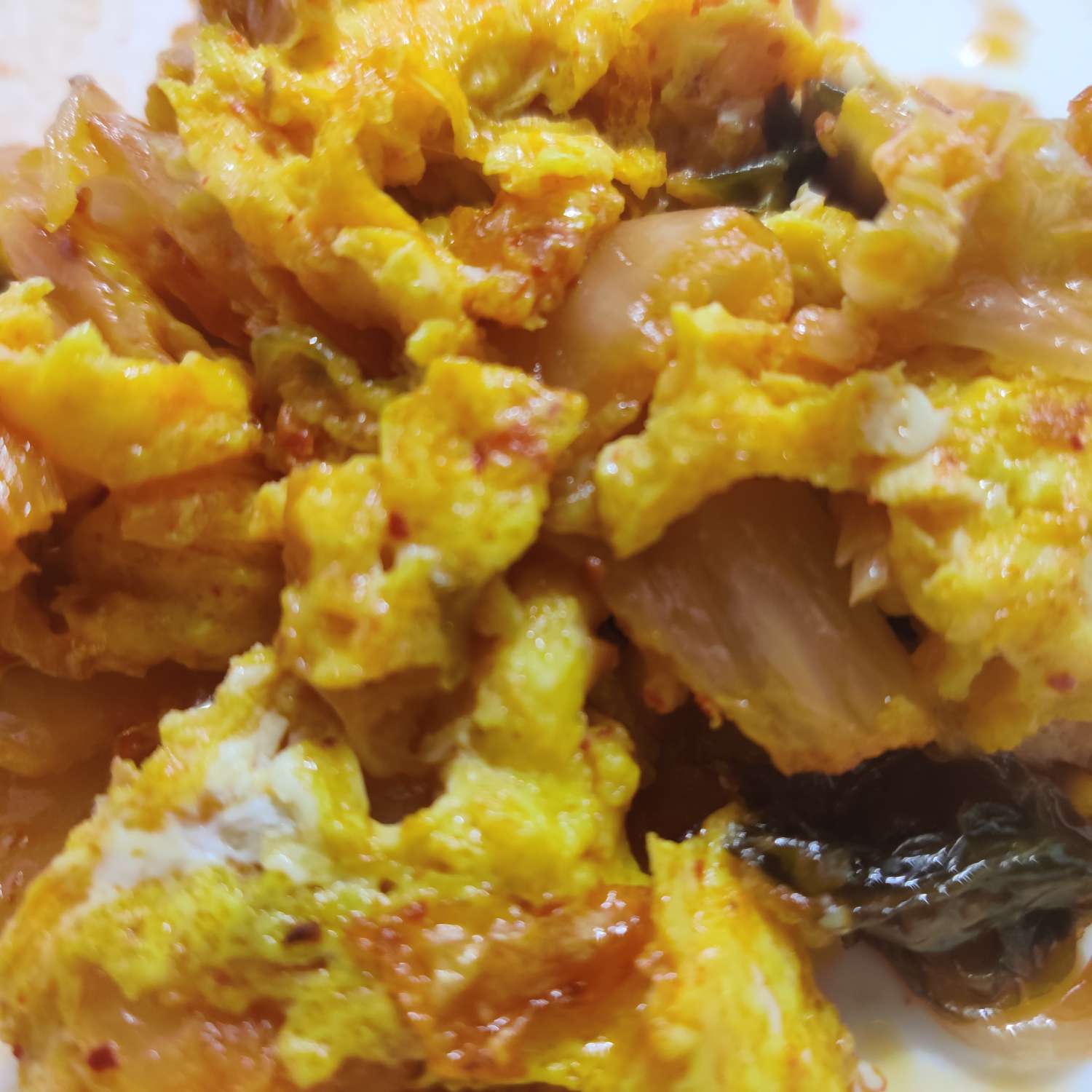 Kimchi Fried Eggs