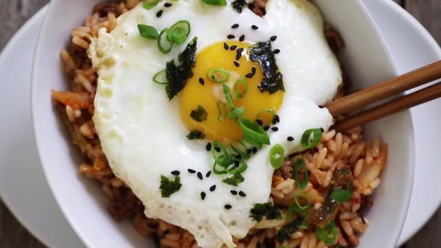 Kimchi Rice Stir-Fry