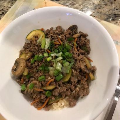 Korean Ground Beef Stir Fry