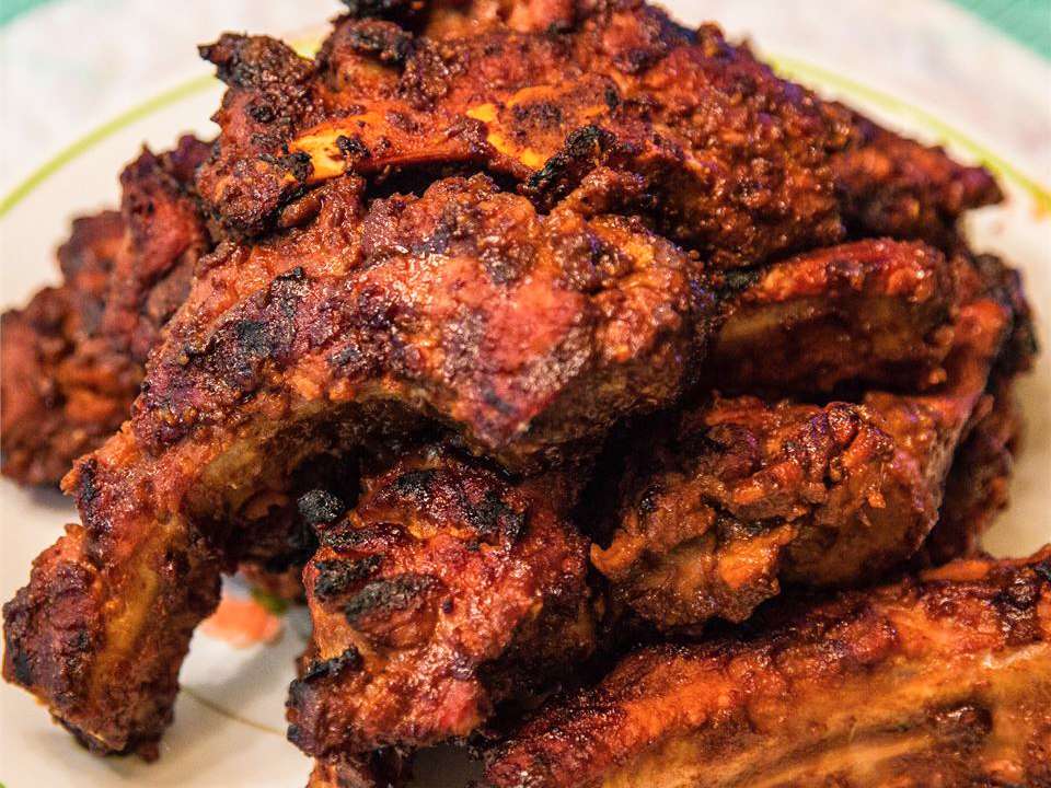 Korean Spicy Caramelized Ribs