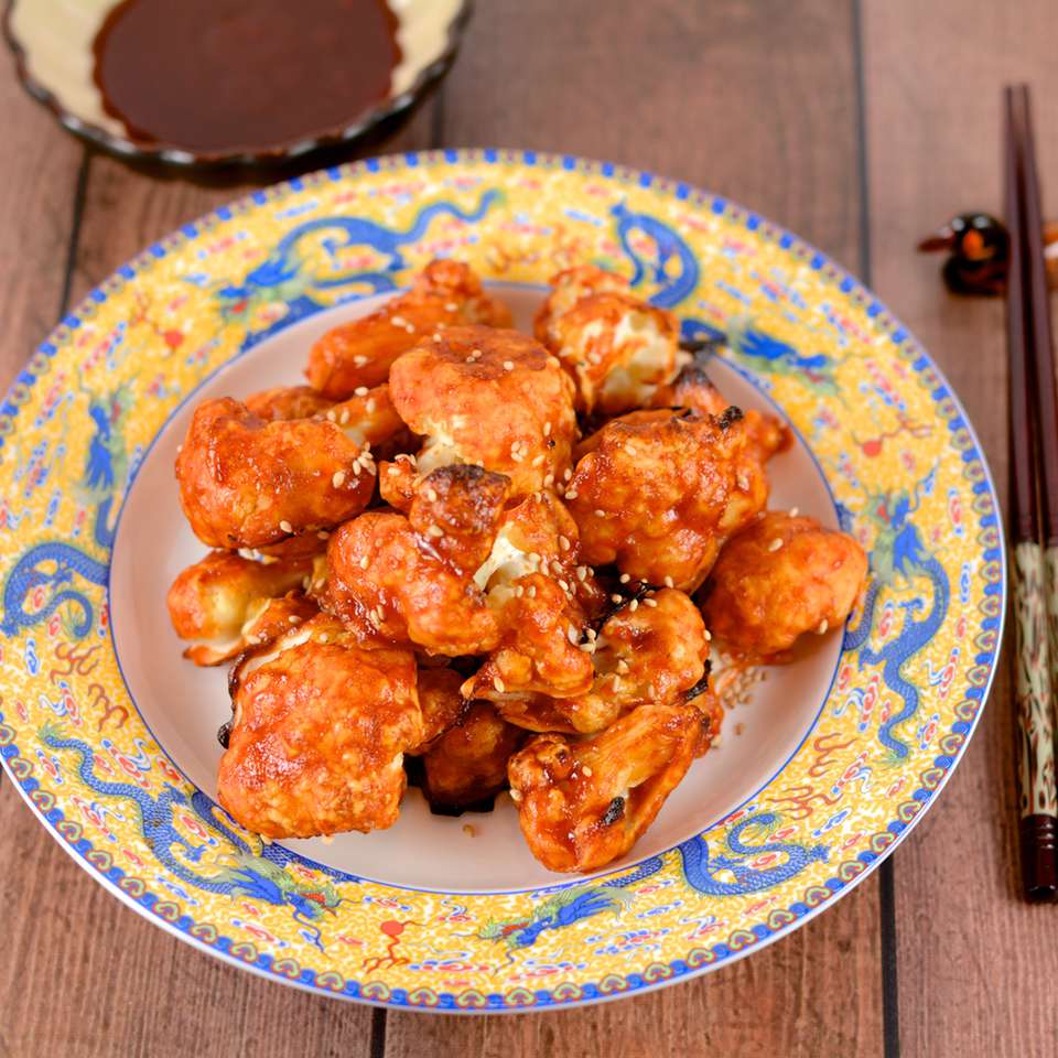 Korean-Style Baked Cauliflower Wings