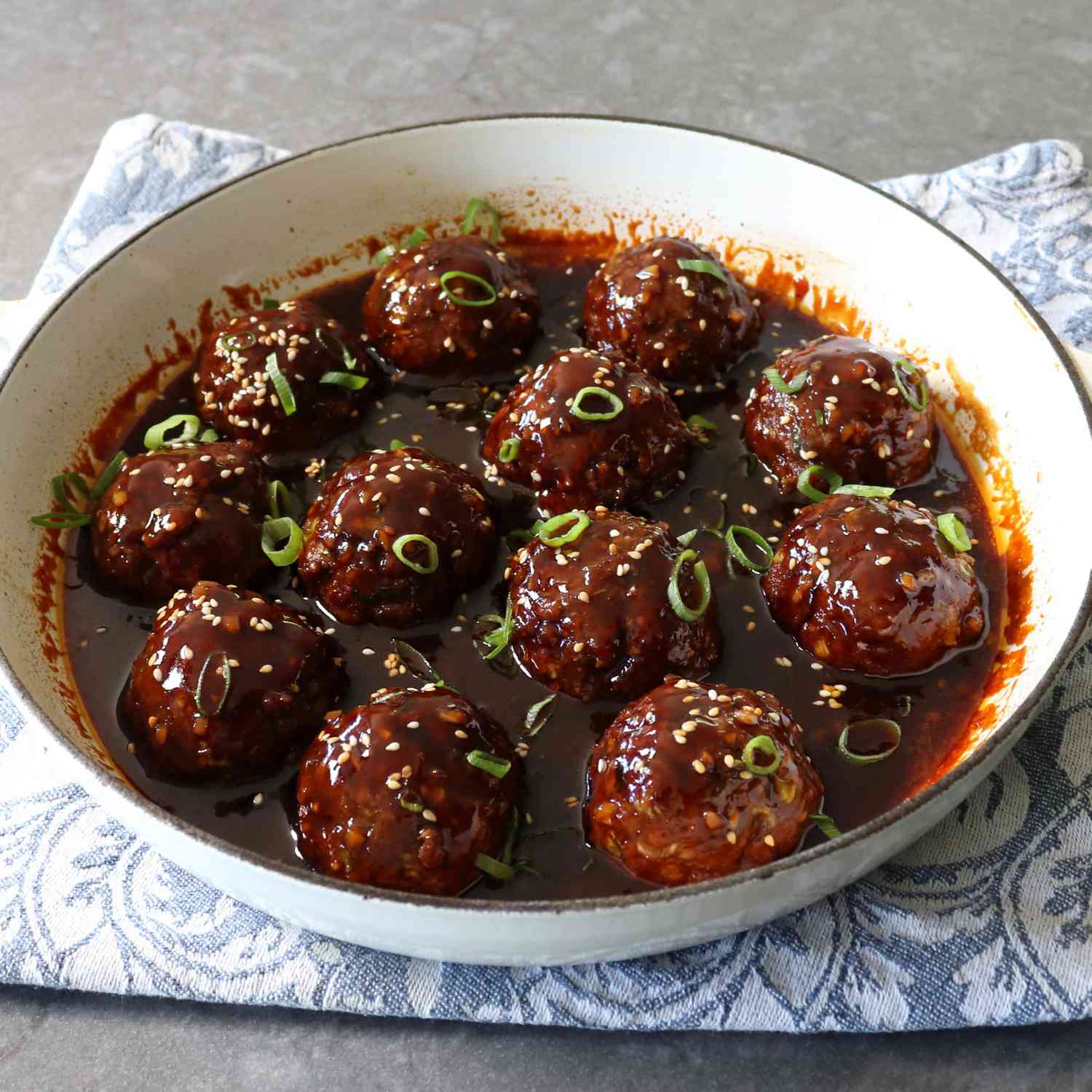 Korean-Style Beef Meatballs