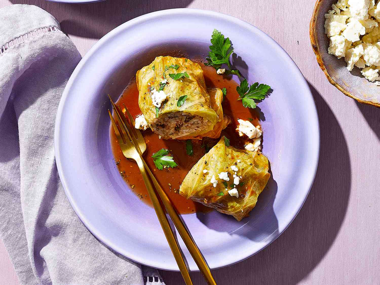Lamb and Rice Cabbage Rolls