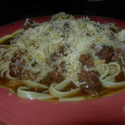 Lauren's Chili Spaghetti