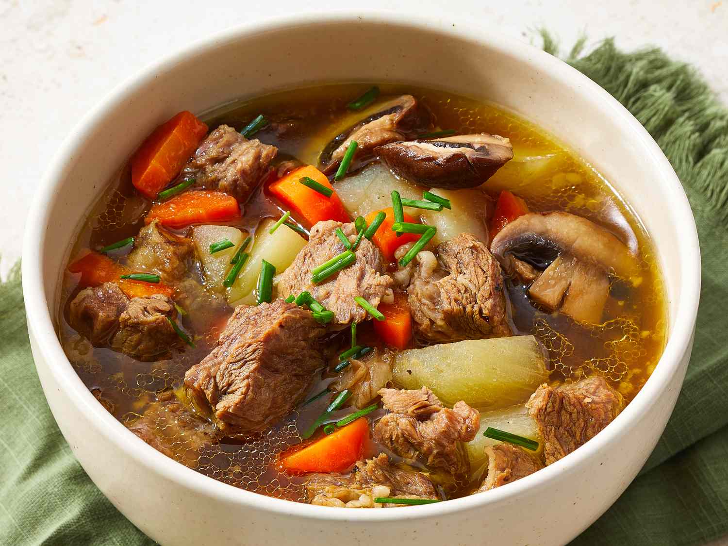 Leftover Prime Rib Soup
