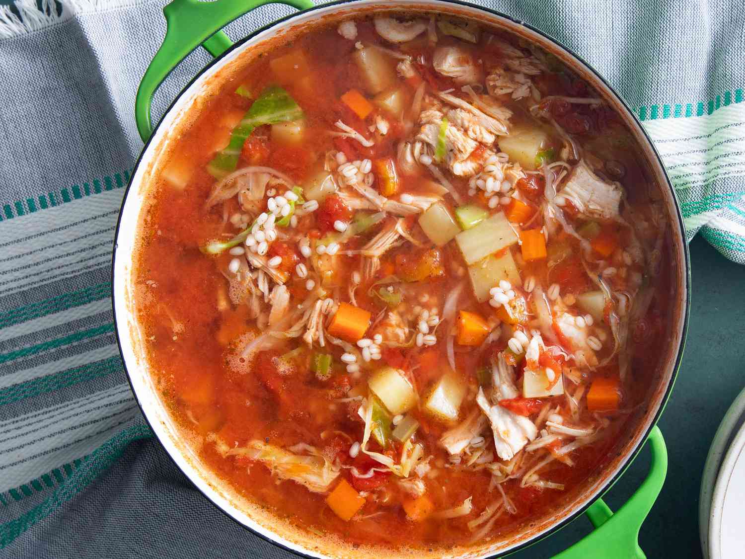 Leftover Turkey Vegetable Soup