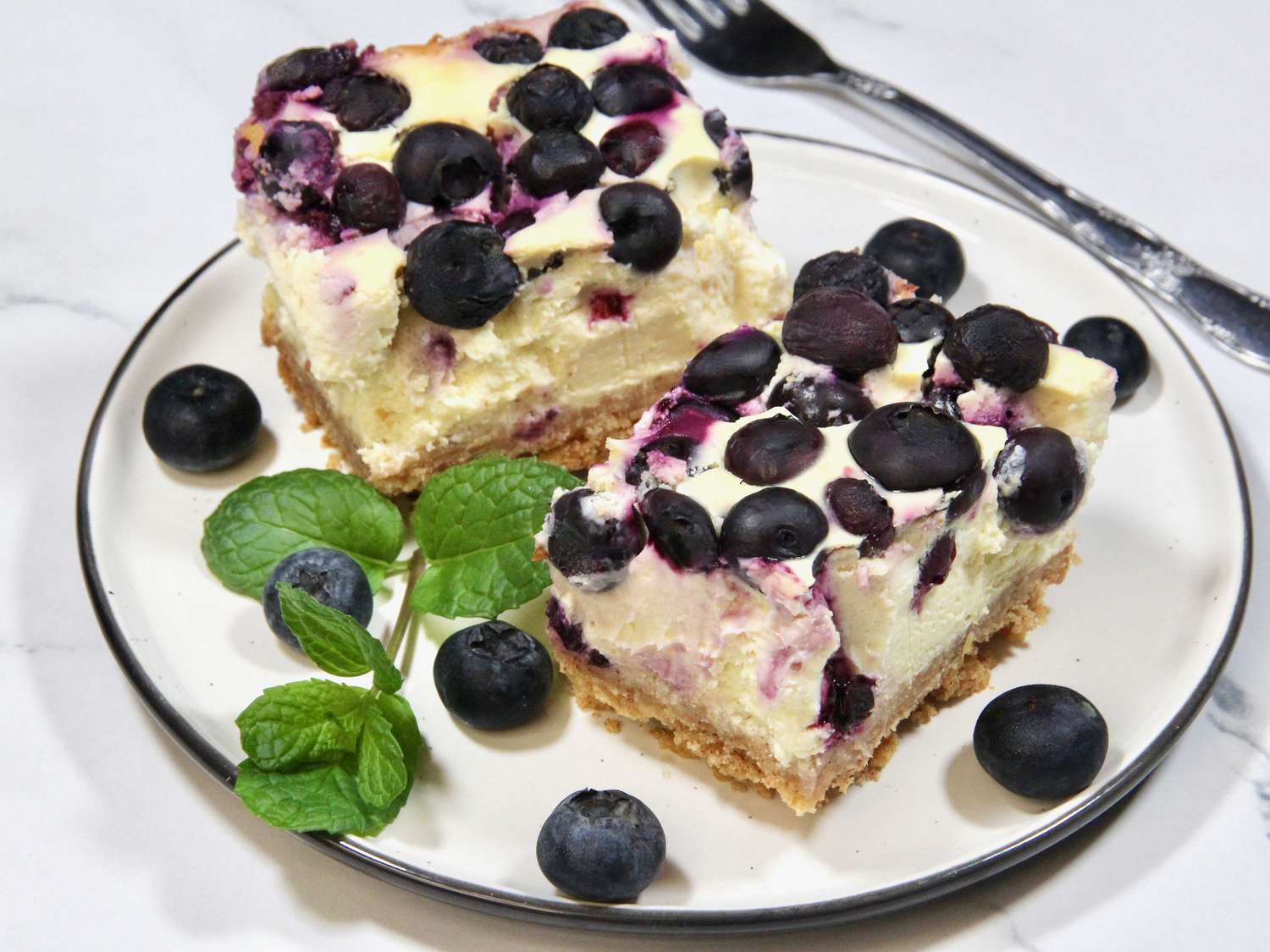 Lemon Blueberry Cheesecake Squares