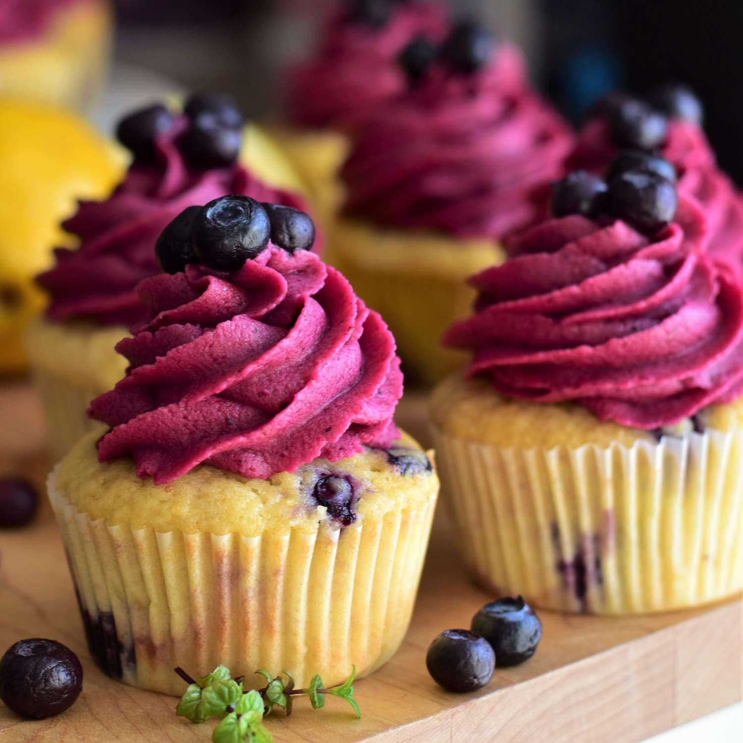 Lemon Blueberry Cupcakes
