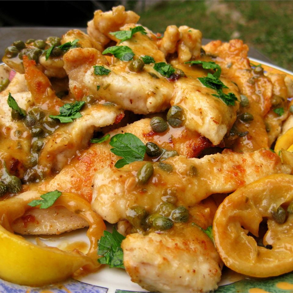 Lemon Chicken with Caper Sauce