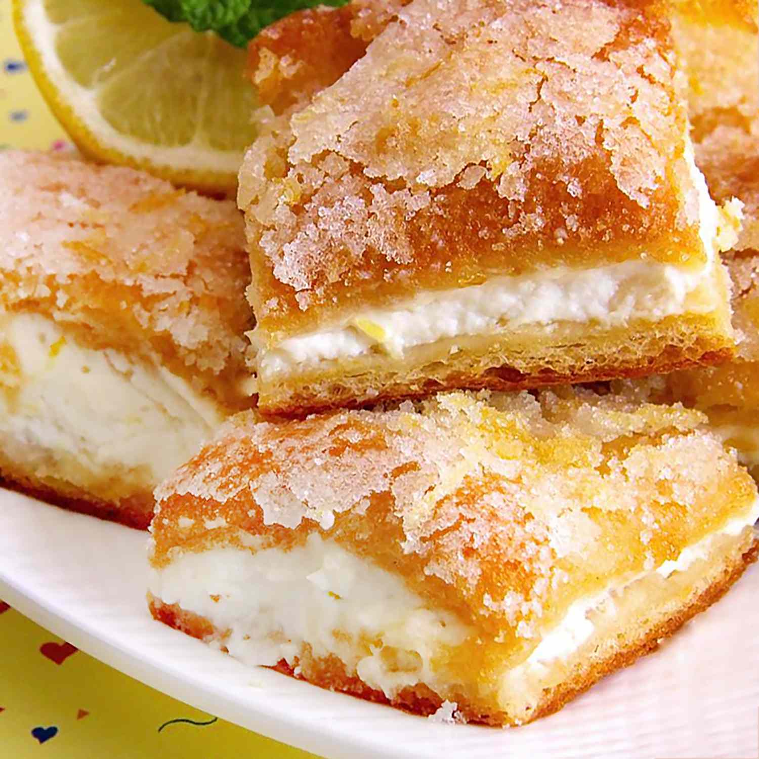 Lemon Cream Cheese Squares