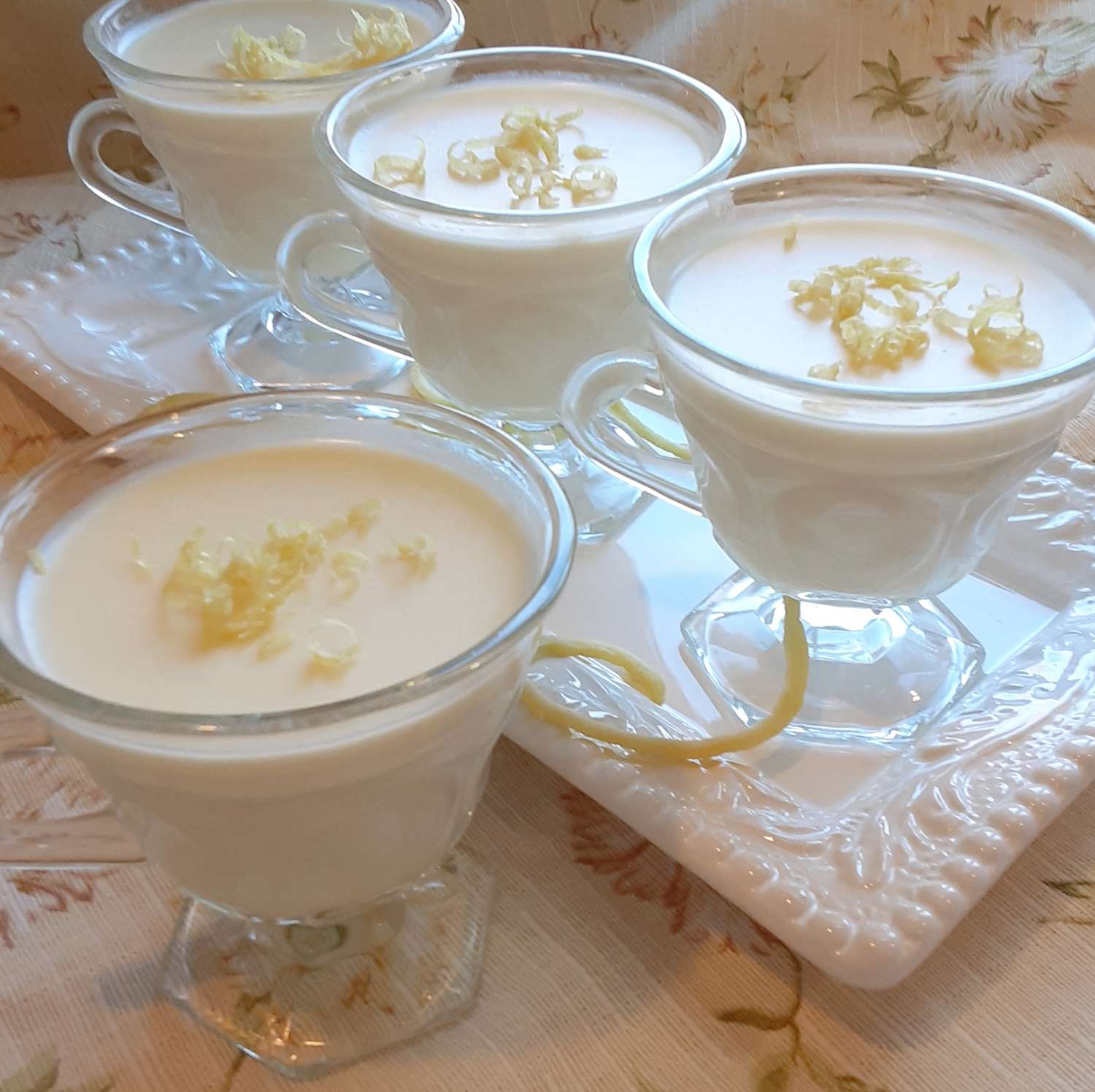 Lemon Cream Panna Cotta