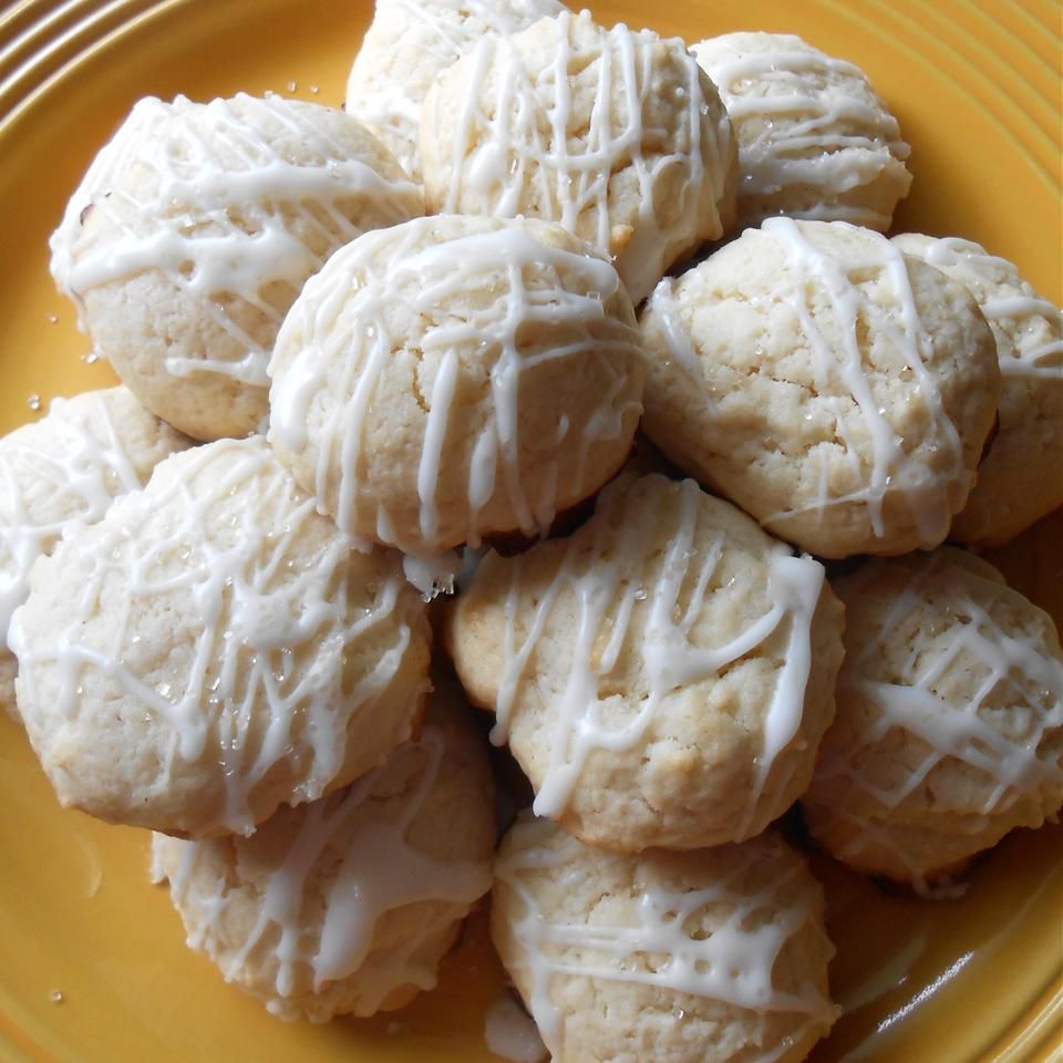 Lemon Glazed Pound Cake Cookies