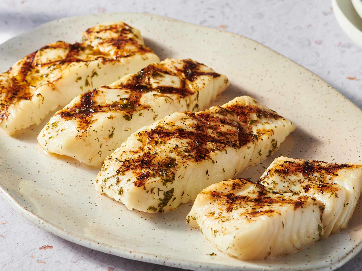 Lemon Herb Grilled Halibut