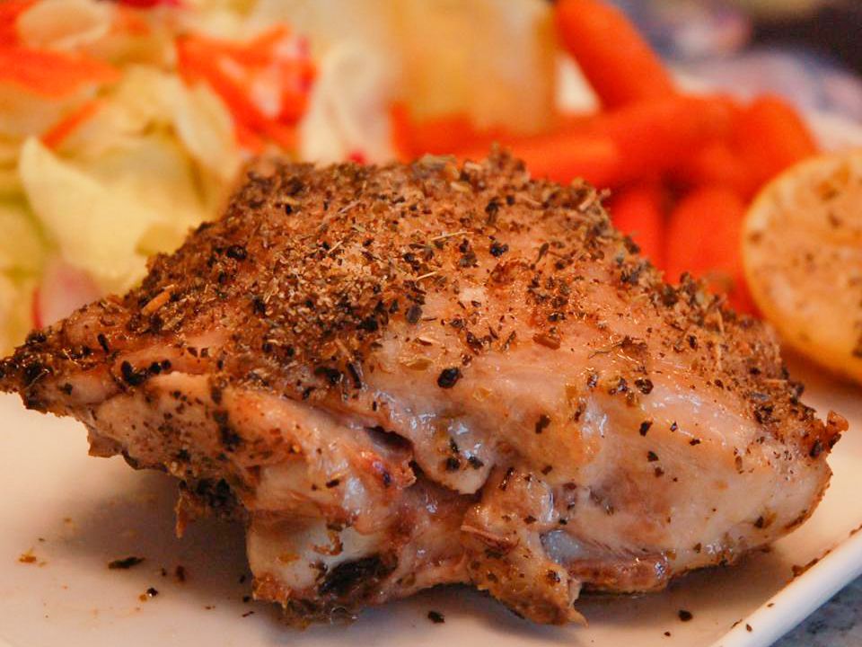 Lemon Herb Roasted Chicken Legs
