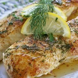 Lemon Herb Steamed Fish